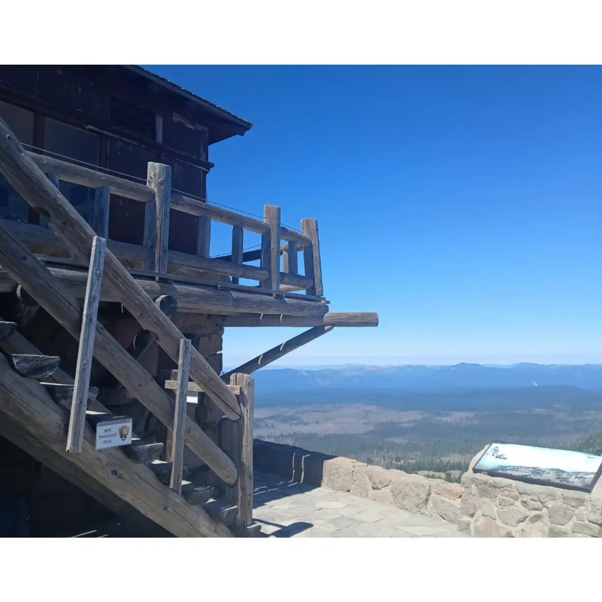 watchman lookout tower and landscape