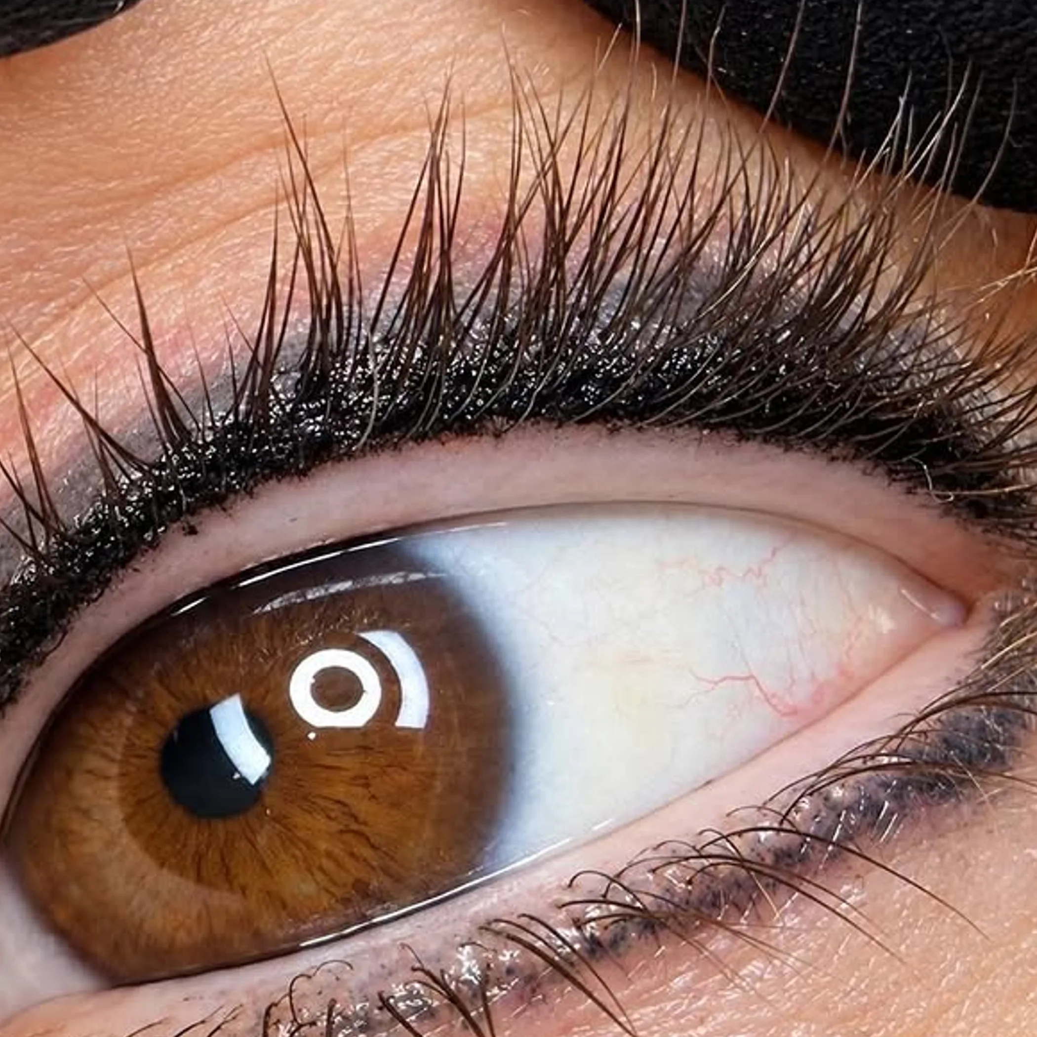 cosmetic tattoo eyeliner on eye