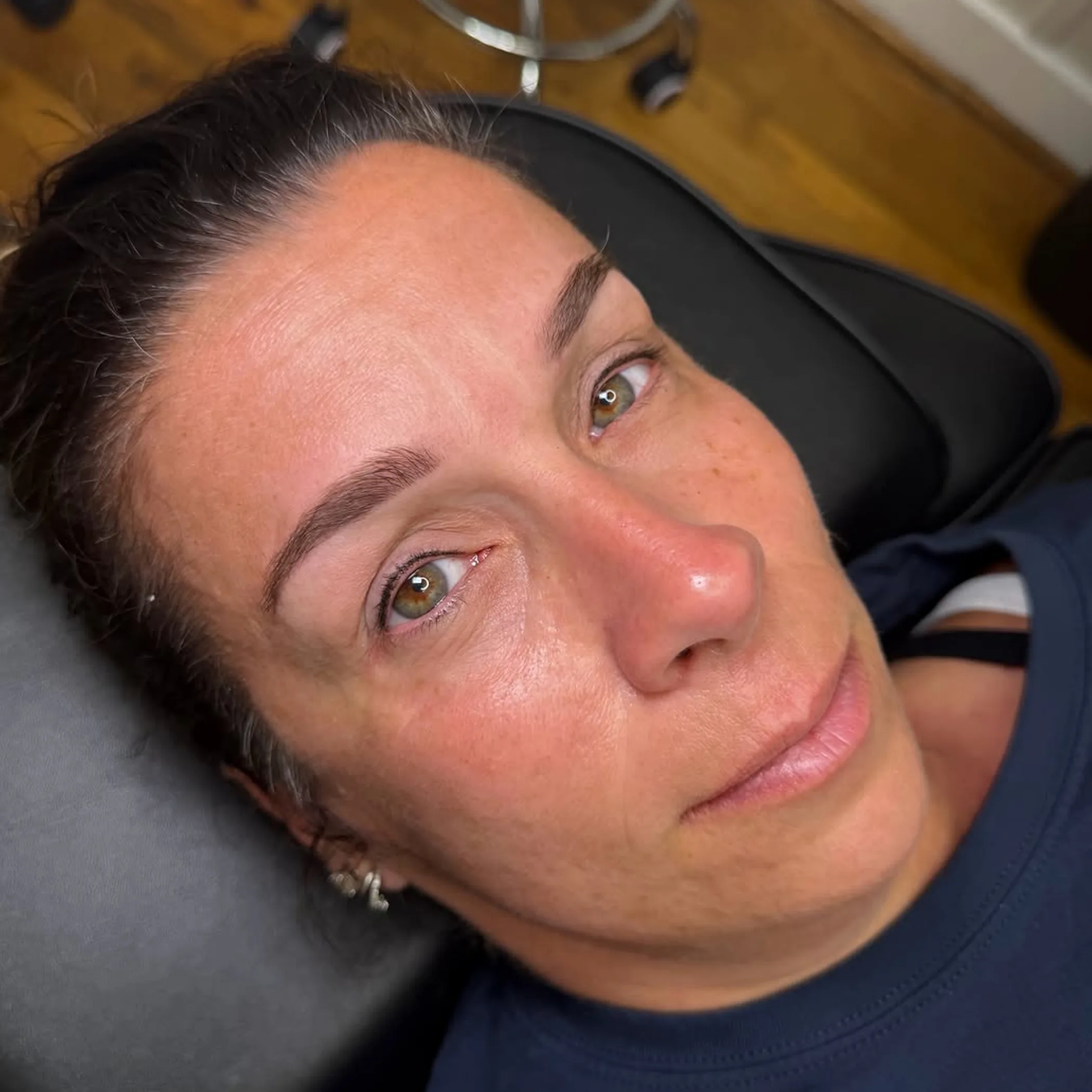 cosmetic tattoo results close-up