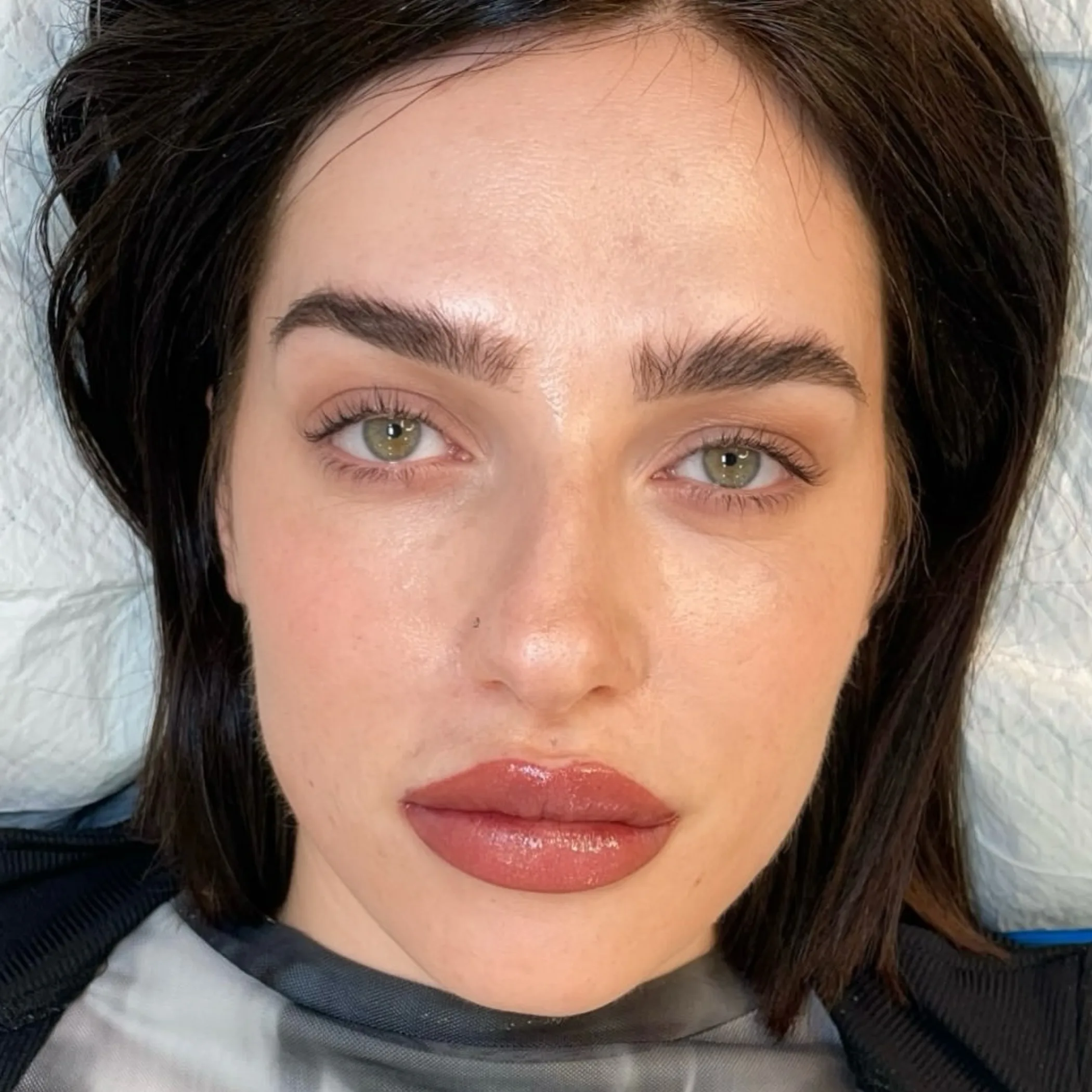 cosmetic lip tattoo results