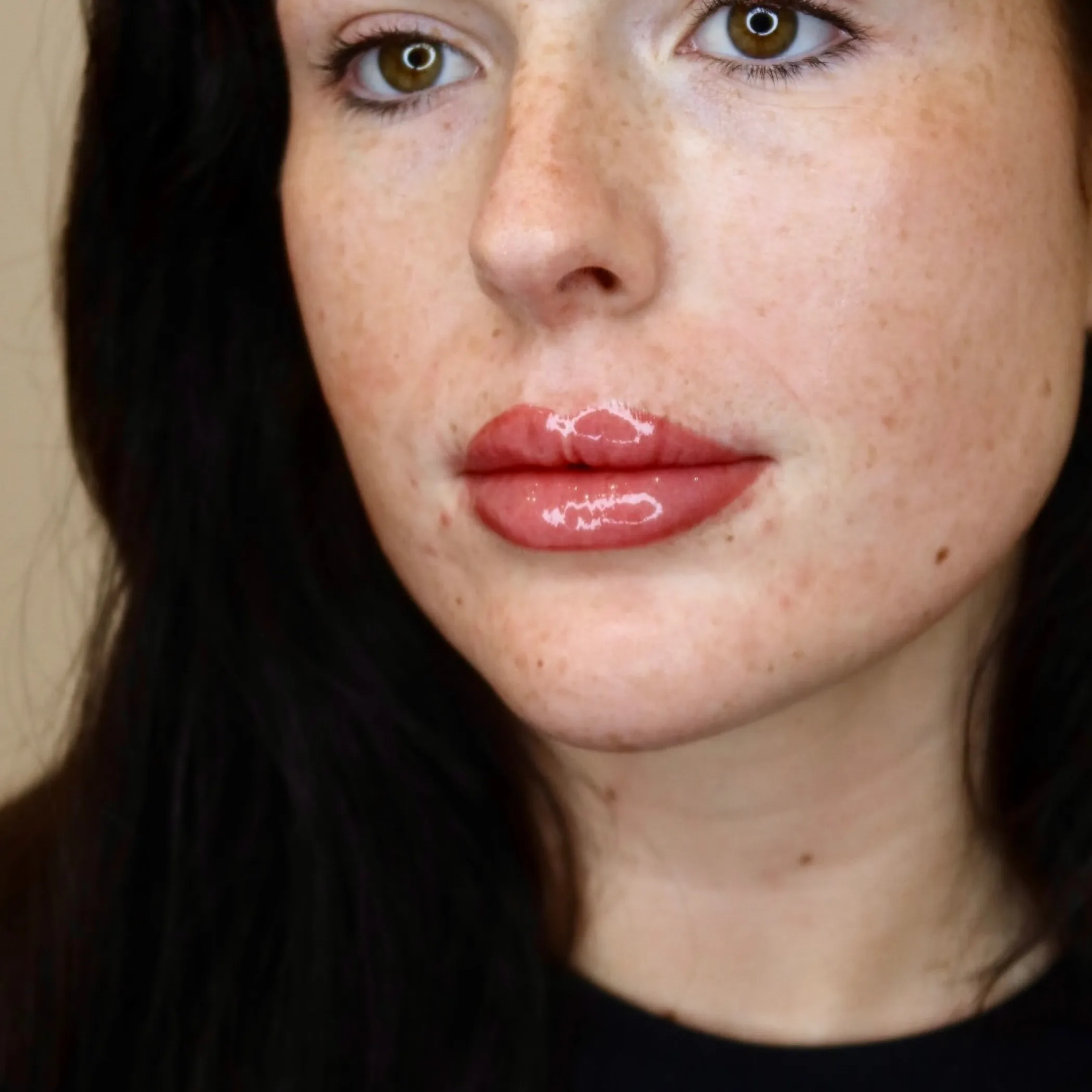 enhanced lip colour and definition