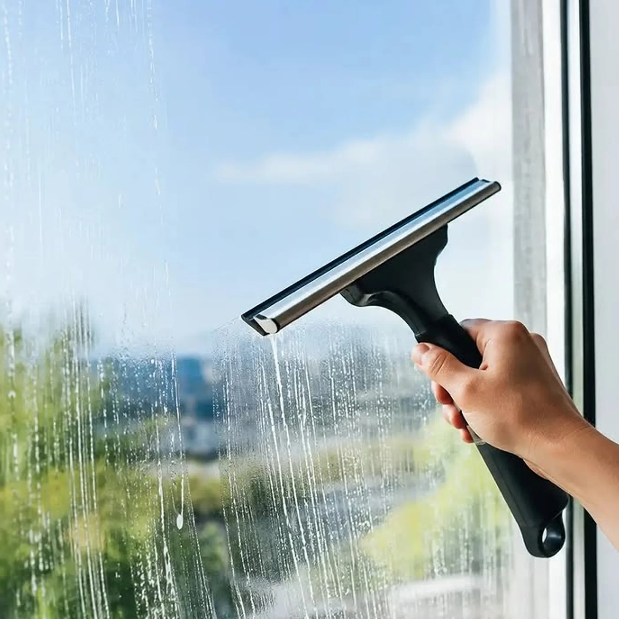 streak-free window cleaning