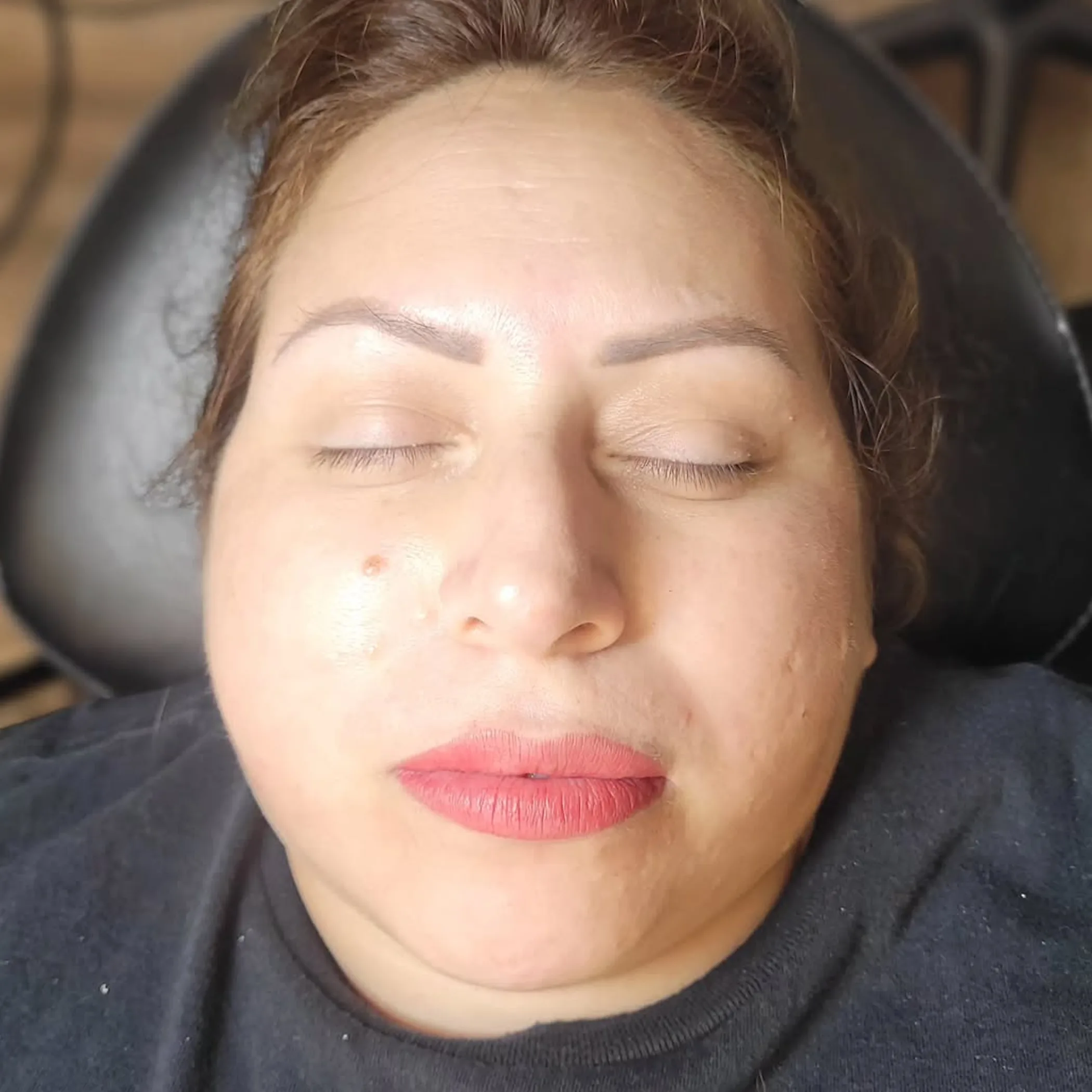 lip cosmetic tattoo results