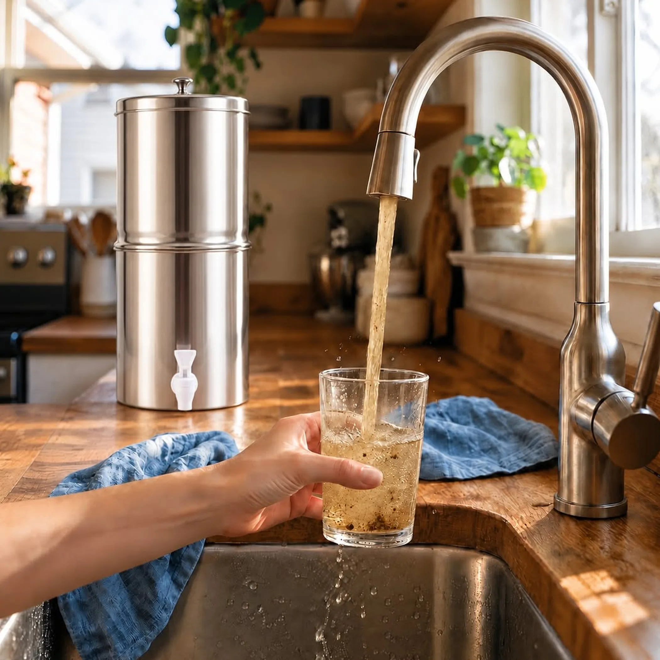 tap water and home filtration