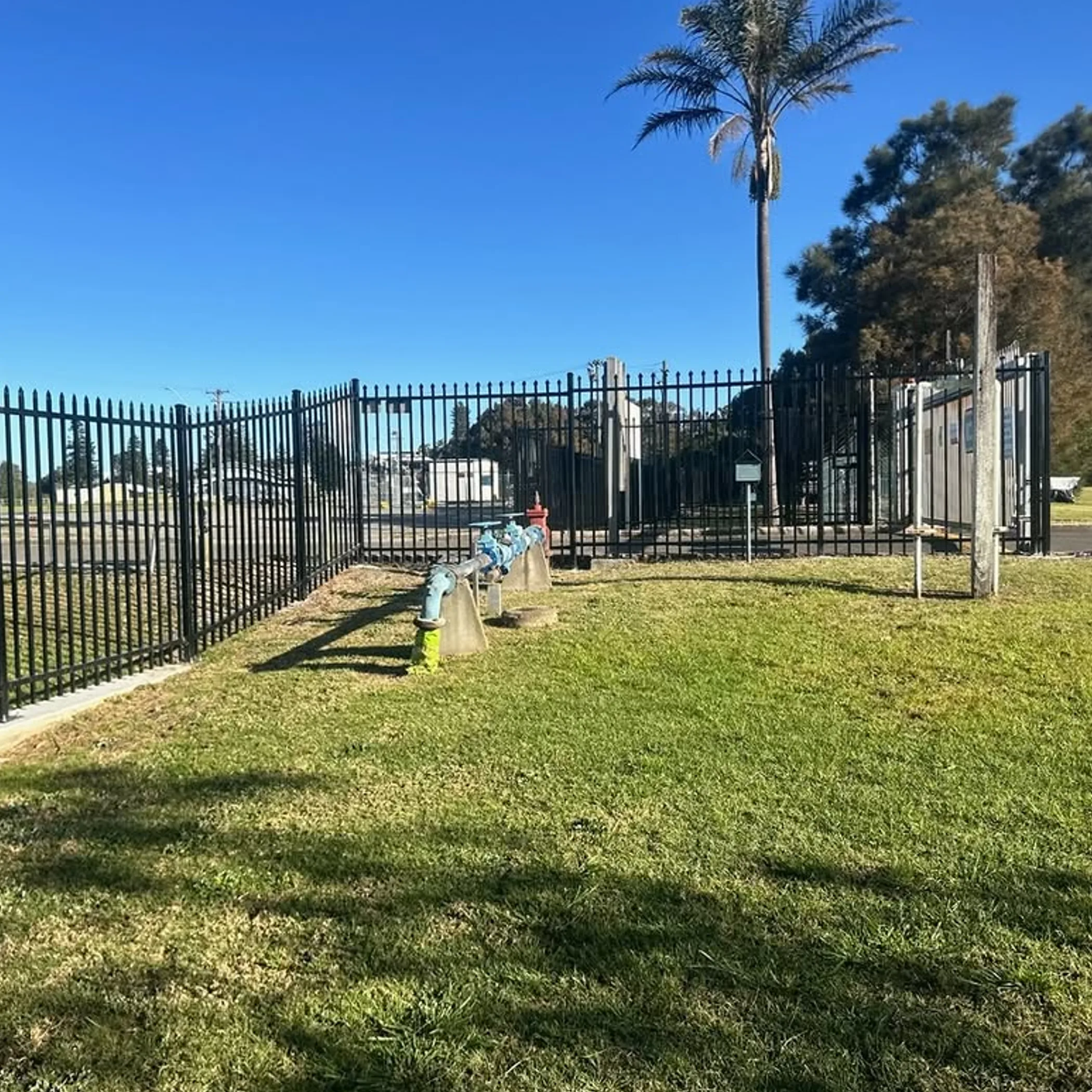 incoming mains water infrastructure