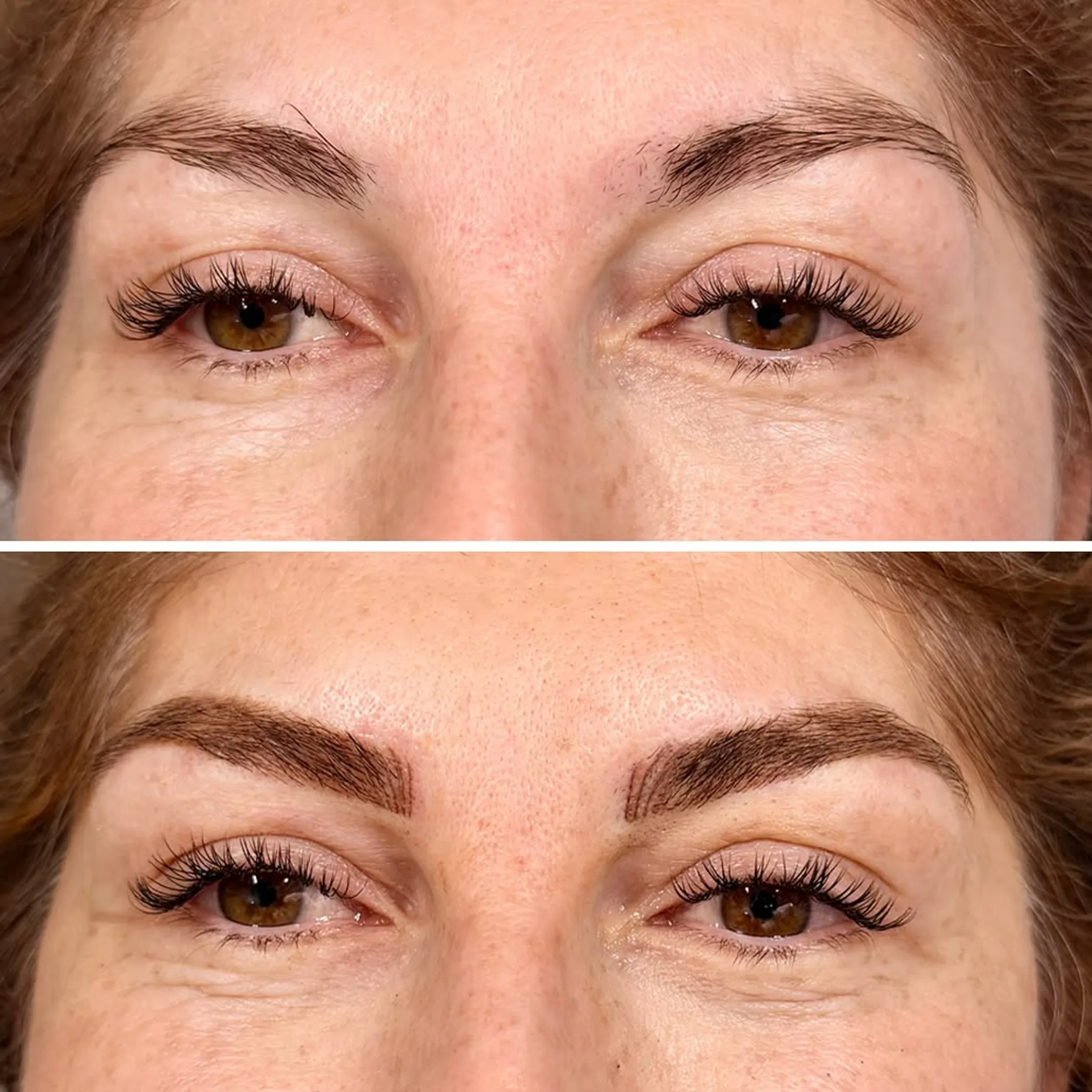 before-and-after permanent makeup brows
